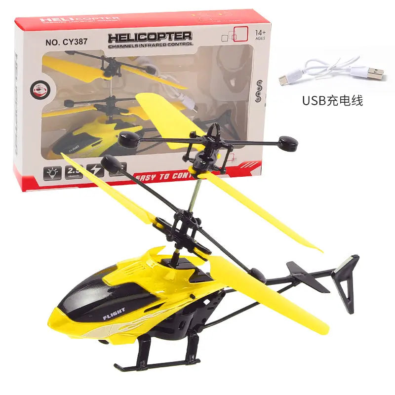 Remote Control Aircraft Two-way Induction Aircraft Suspended Helicopter Lighting Charging, Drop-resistant And Playable Factory Direct Sale eprolo