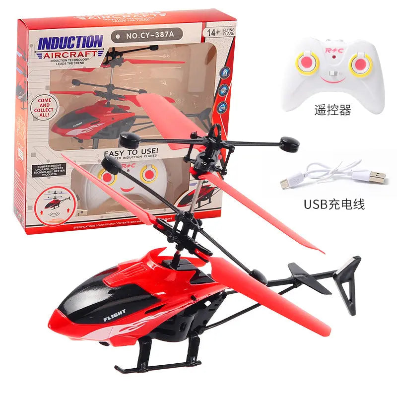 Remote Control Aircraft Two-way Induction Aircraft Suspended Helicopter Lighting Charging, Drop-resistant And Playable Factory Direct Sale eprolo