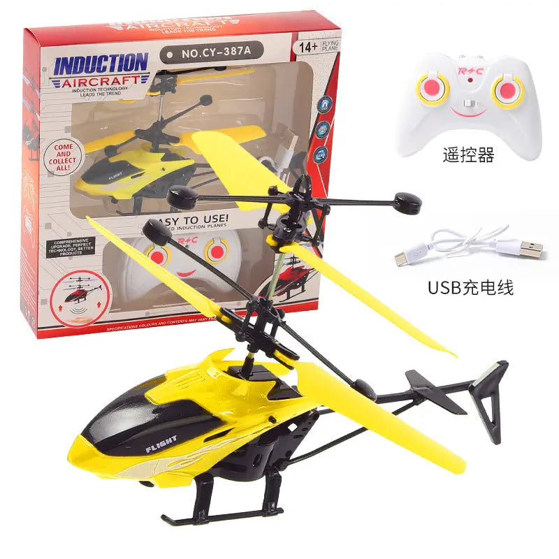 Remote Control Aircraft Two-way Induction Aircraft Suspended Helicopter Lighting Charging, Drop-resistant And Playable Factory Direct Sale eprolo