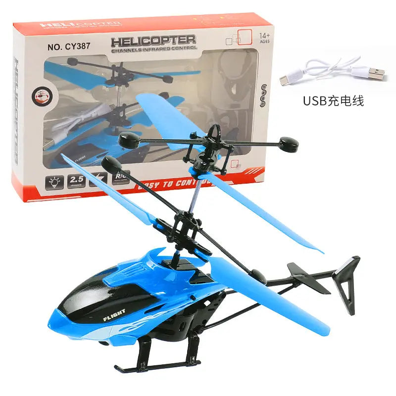 Remote Control Aircraft Two-way Induction Aircraft Suspended Helicopter Lighting Charging, Drop-resistant And Playable Factory Direct Sale eprolo