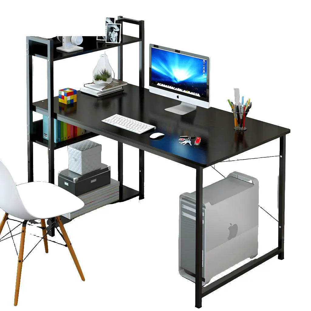 Simple Bookshelf Computer Desk Desktop Home Desk Bedroom Student Economical Desk Simple Modern Writing Combination M.Noor