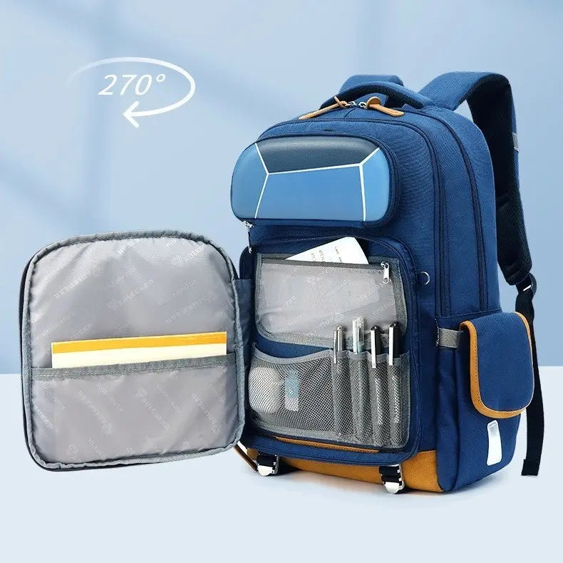 Transparent, Waterproof And Hard-wearing Student Schoolbag M.Noor