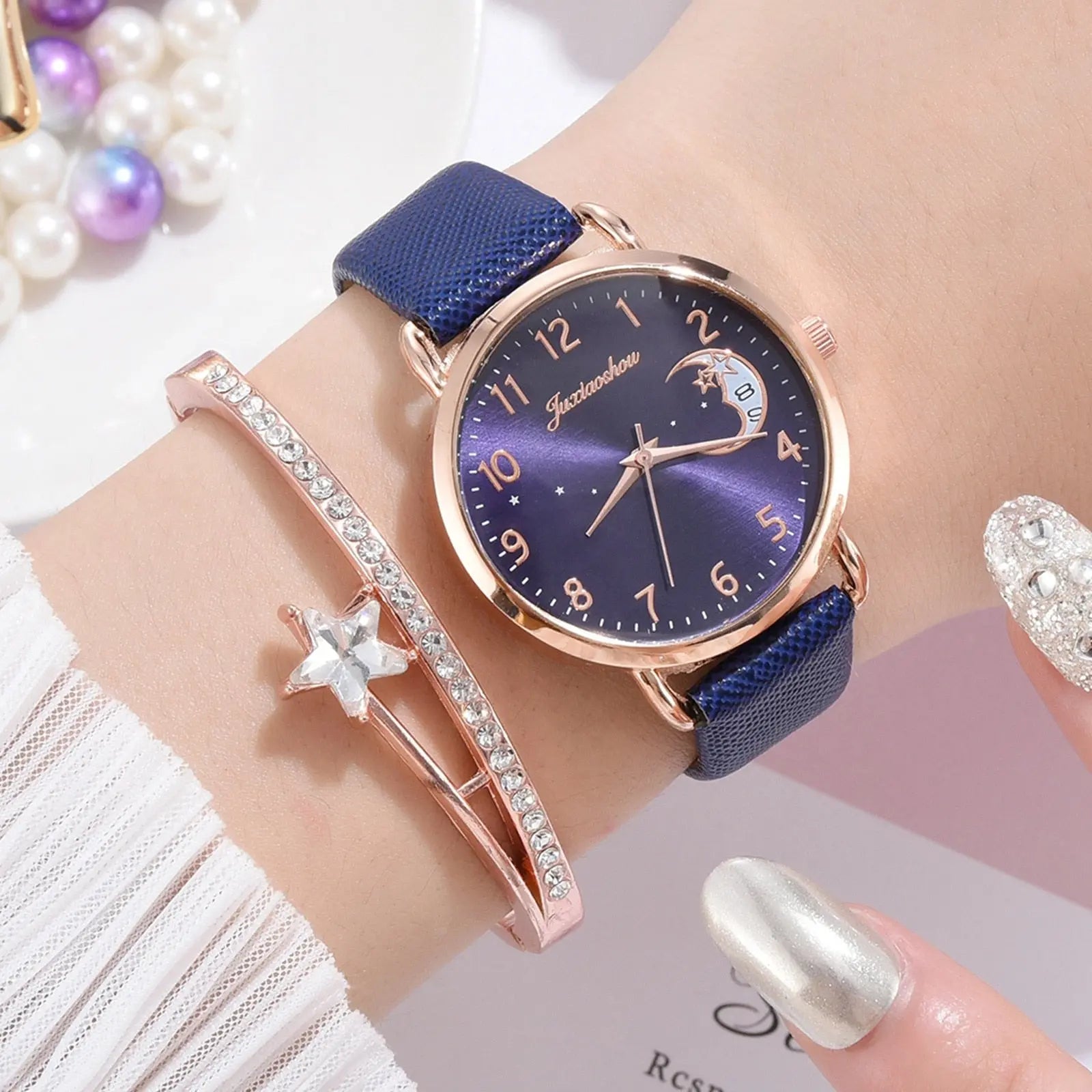 Women Watches Luxury Leather Band Watch Dress Clock Lady Wrist Watch eprolo