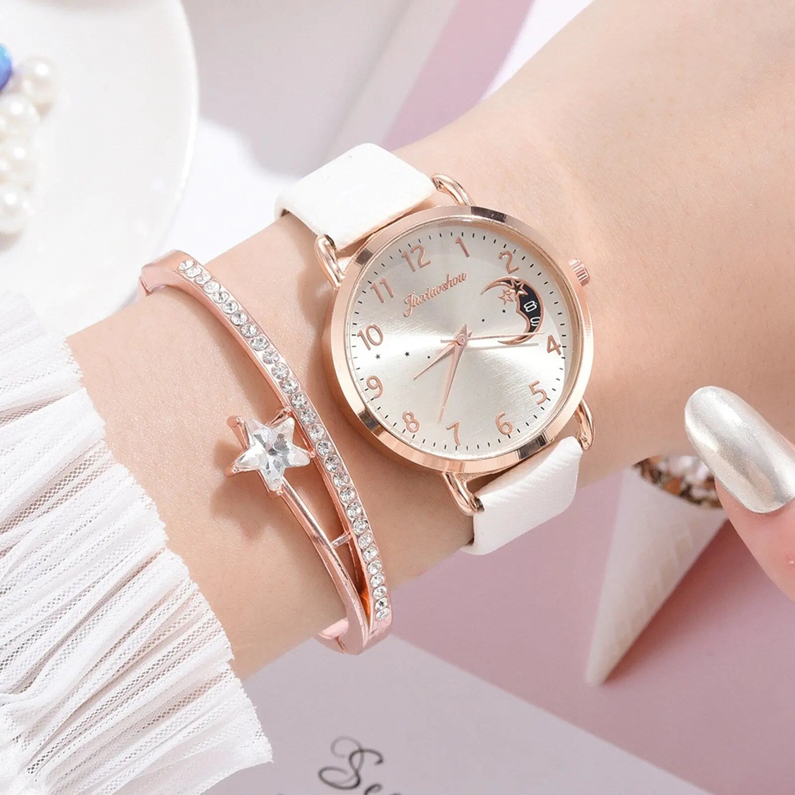 Women Watches Luxury Leather Band Watch Dress Clock Lady Wrist Watch eprolo