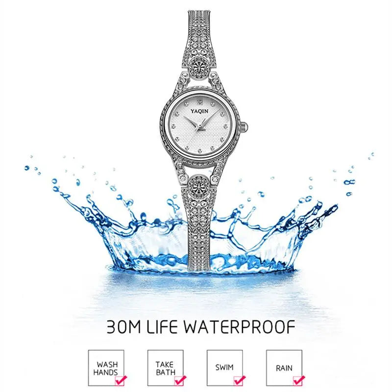 YAQIN women watch with diamond ladies jewelry bracelet watch eprolo